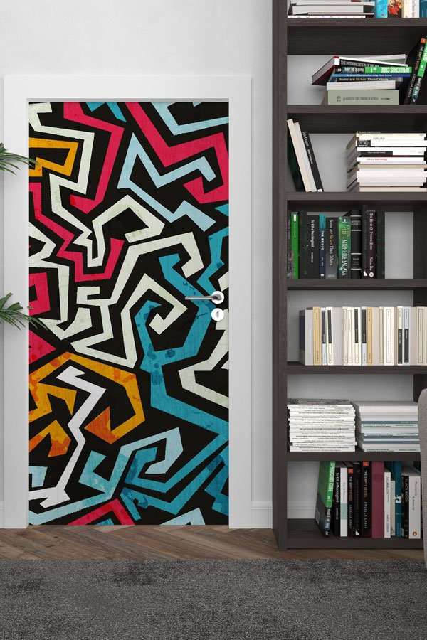 Grafiti Kapı Giydirme 9481