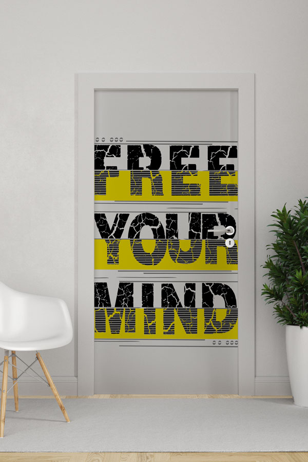 Free Your Mind Kapı Giydirme 9886