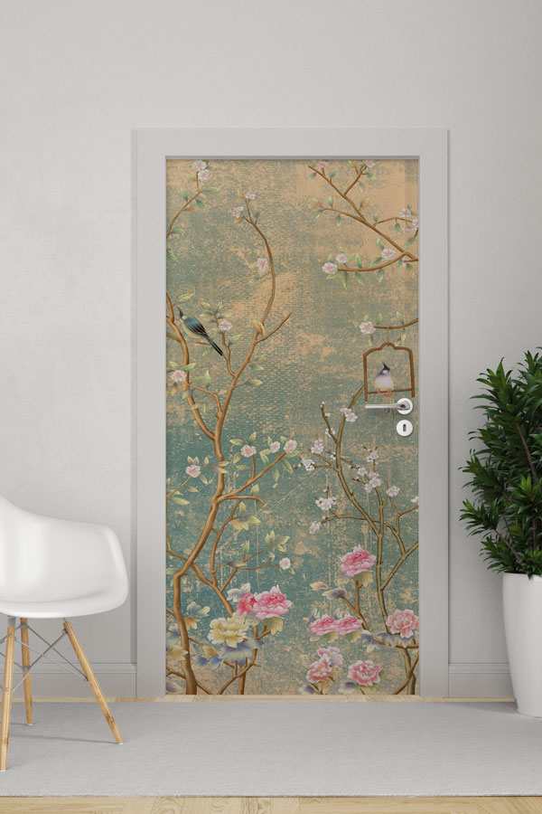 Çiçekli - Botanik Kapı Tasarımı 9352