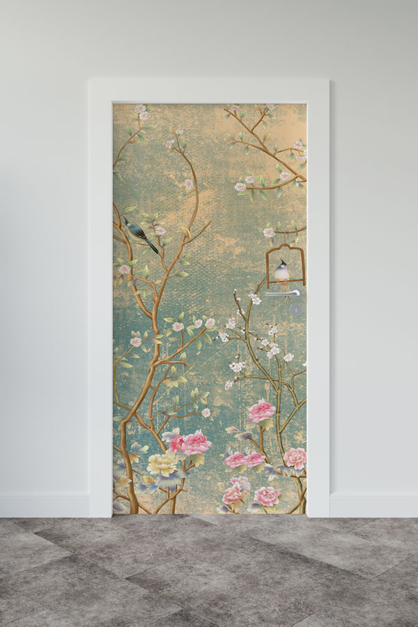 Çiçekli - Botanik Kapı Tasarımı 9352