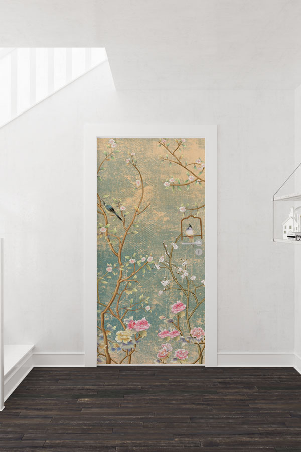 Çiçekli - Botanik Kapı Tasarımı 9352