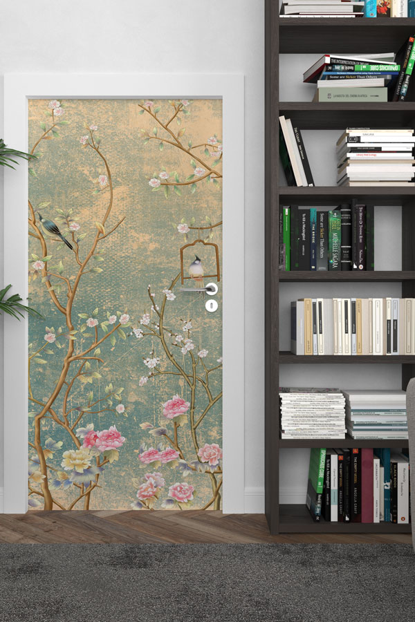 Çiçekli - Botanik Kapı Tasarımı 9352