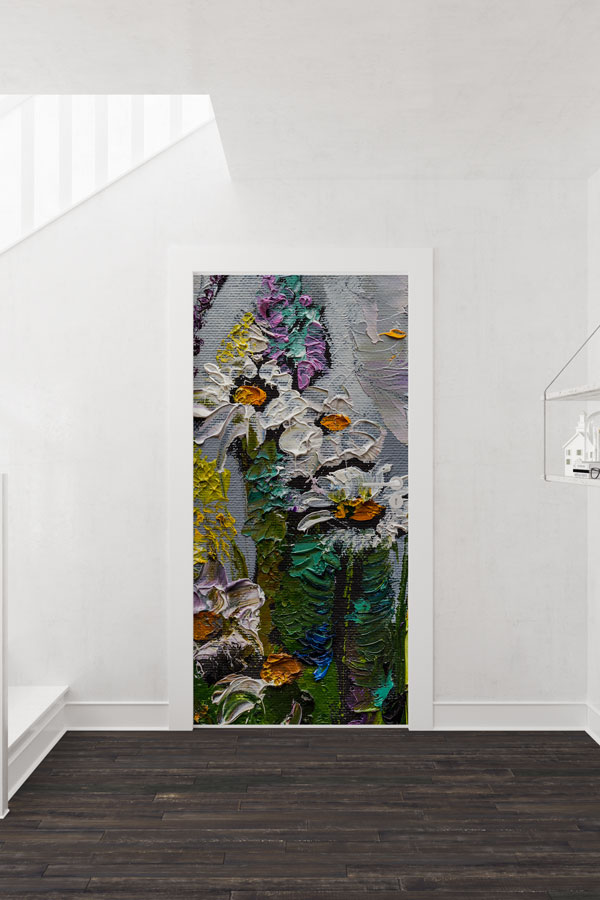 Çiçekli - Botanik Kapı Tasarımı 9340