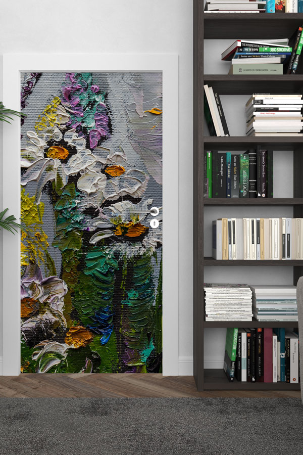 Çiçekli - Botanik Kapı Tasarımı 9340