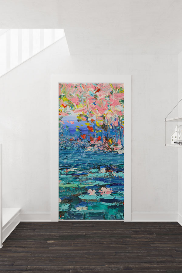 Çiçekli - Botanik Kapı Tasarımı 9343