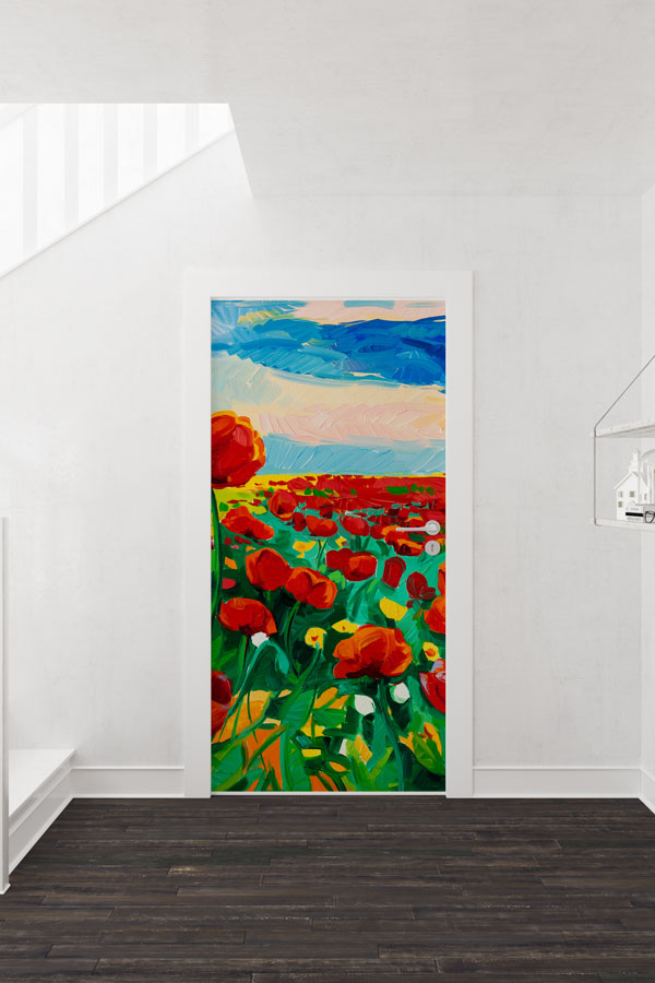 Çiçekli - Botanik Kapı Tasarımı 9344