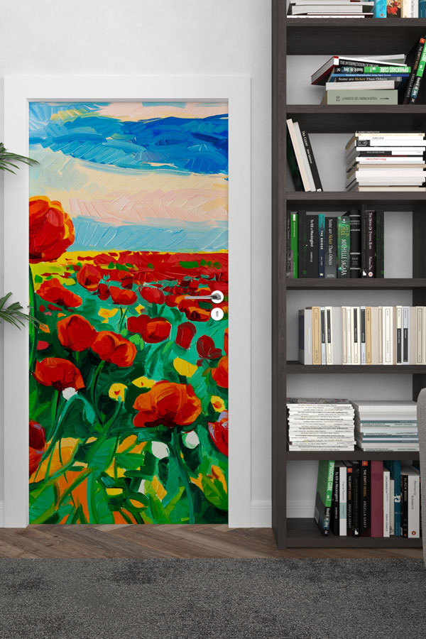 Çiçekli - Botanik Kapı Tasarımı 9344