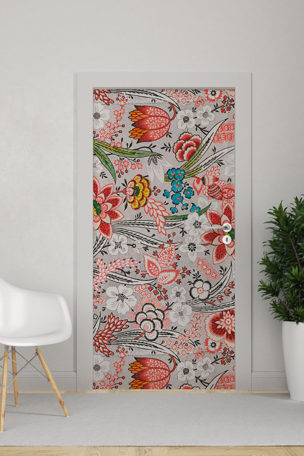 Çiçekli - Botanik Kapı Tasarımı 9351