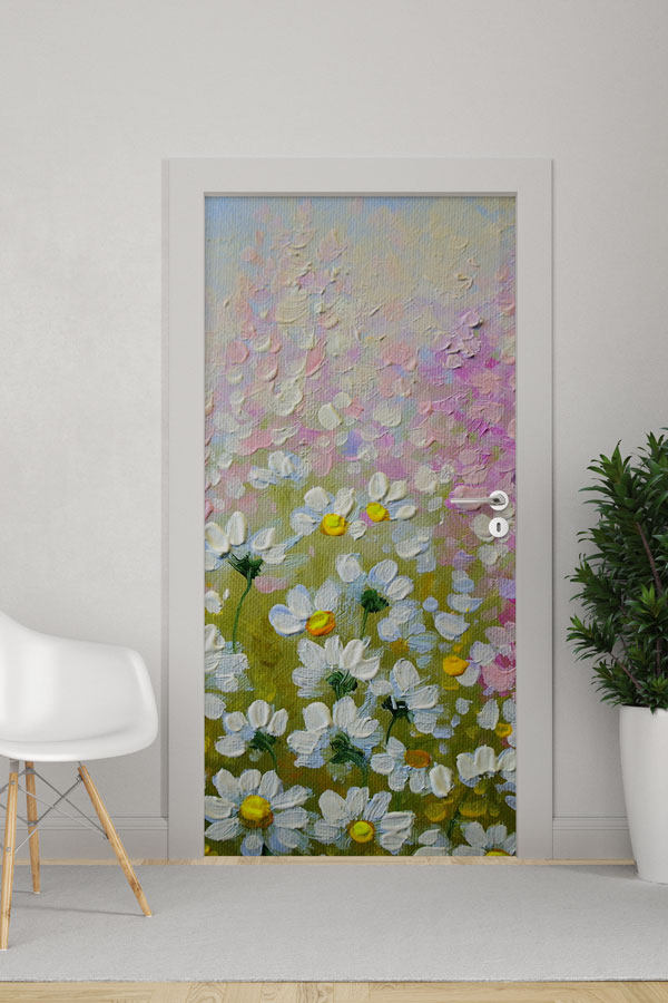 Çiçekli - Botanik Kapı Tasarımı 9349