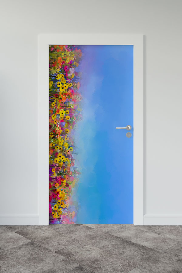 Çiçekli - Botanik Kapı Tasarımı 9353