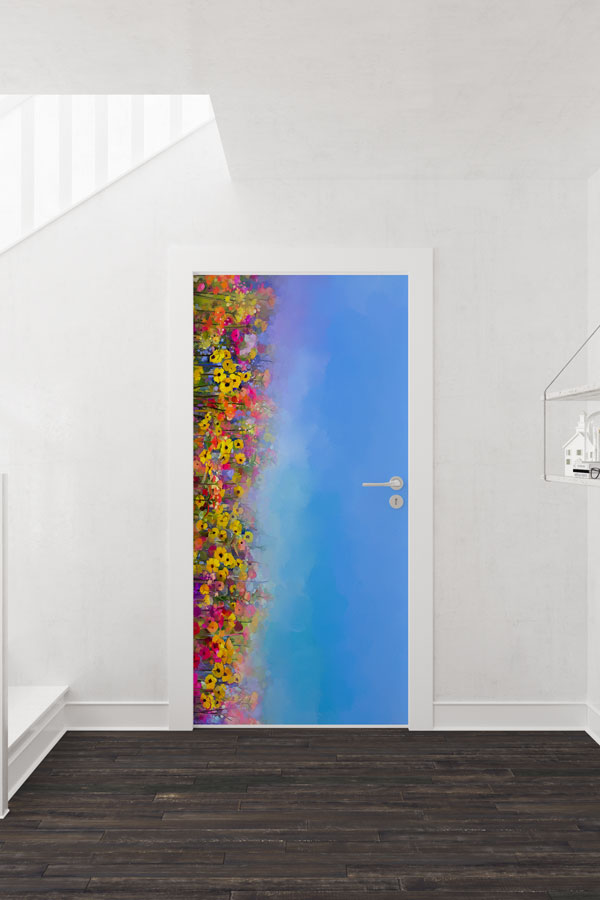 Çiçekli - Botanik Kapı Tasarımı 9353