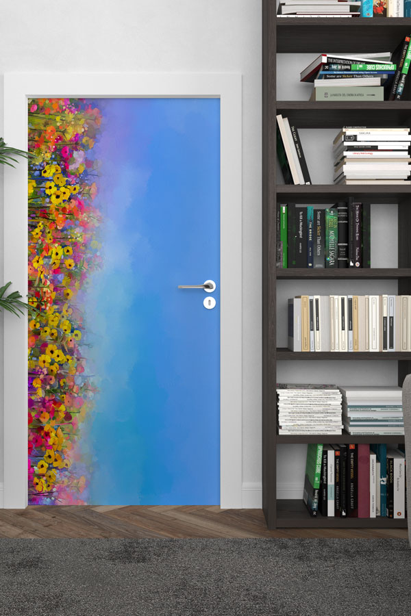 Çiçekli - Botanik Kapı Tasarımı 9353