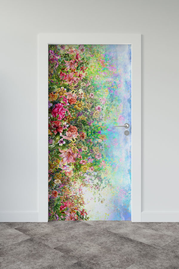 Çiçekli - Botanik Kapı Tasarımı 9354