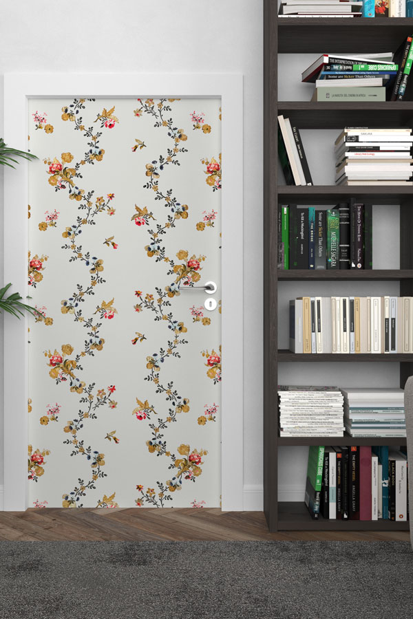 Çiçekli - Botanik Kapı Tasarımı 9361