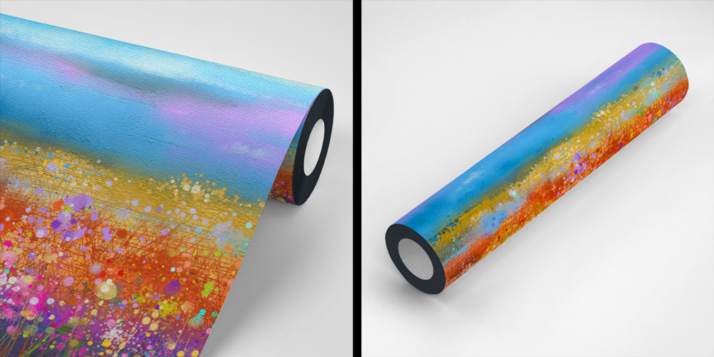 Renkli Soyut Manzara Duvar Kağıdı 4413