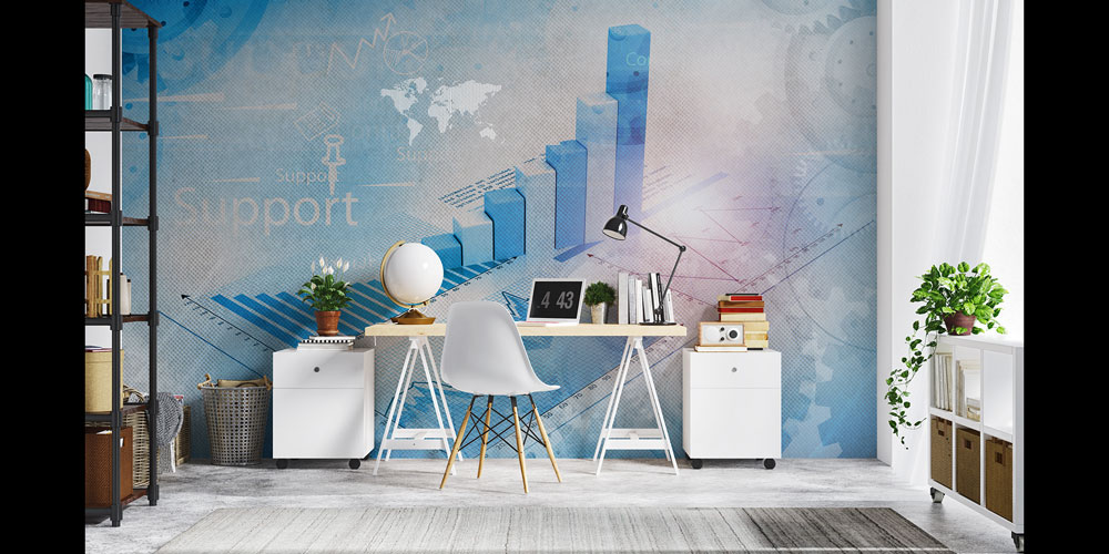 Finansal Grafik ve İstatistik Temalı Duvar Kağıdı 5343