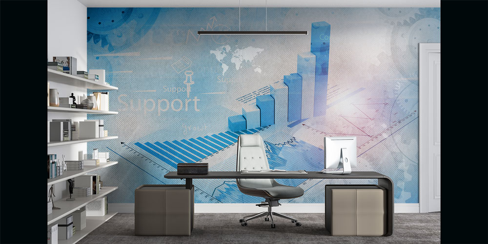 Finansal Grafik ve İstatistik Temalı Duvar Kağıdı 5343