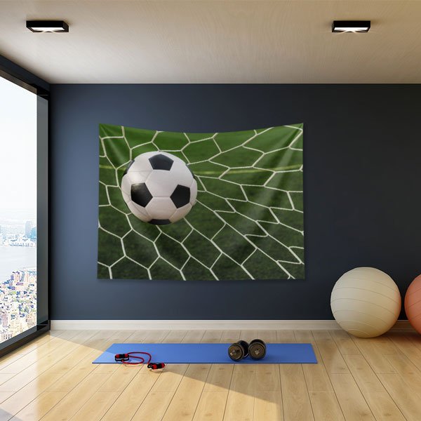 Futbol Gol Anı Duvar Örtüsü 5863