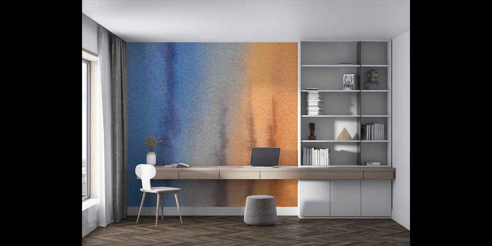 Renk Geçişli Soyut Duvar Kağıdı 4171