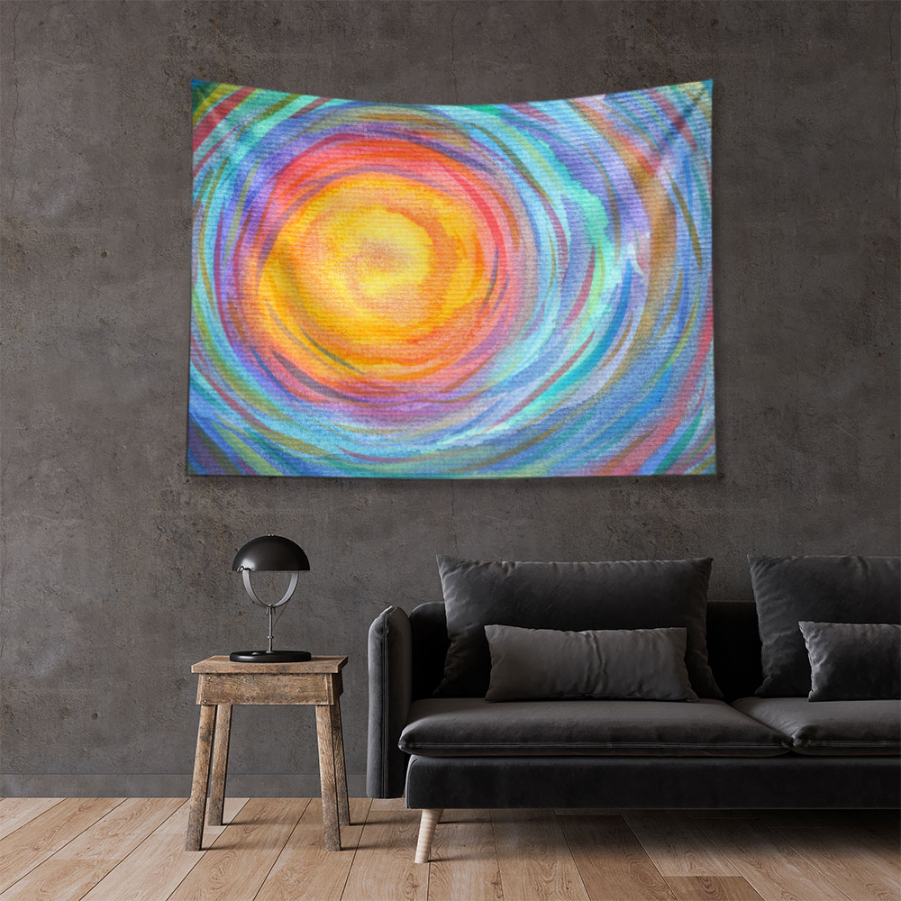 Uzay Enerjisi Soyut Galaksi Duvar Örtüsü 4353