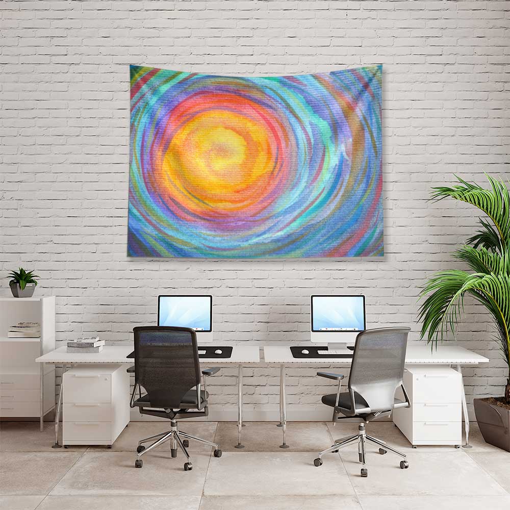 Uzay Enerjisi Soyut Galaksi Duvar Örtüsü 4353