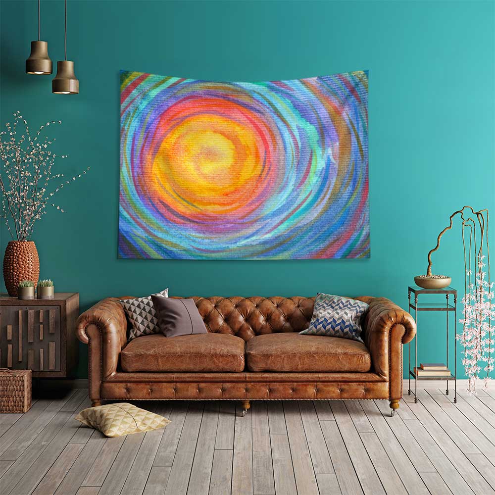 Uzay Enerjisi Soyut Galaksi Duvar Örtüsü 4353