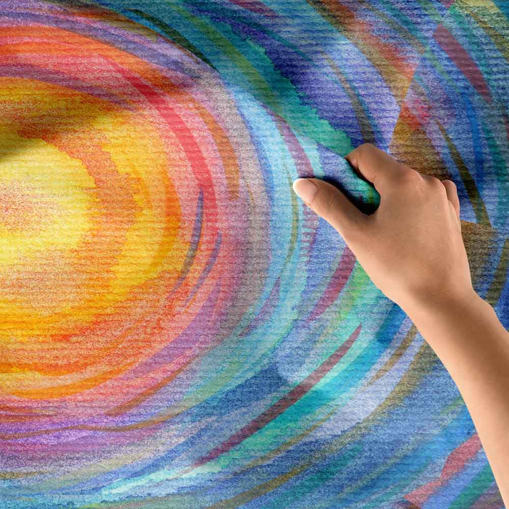 Uzay Enerjisi Soyut Galaksi Duvar Örtüsü 4353