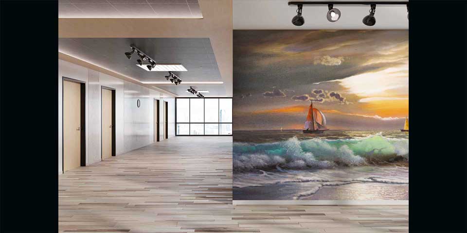 Gün Batımı Yelkenliler Deniz Manzarası Duvar Kağıdı 4419