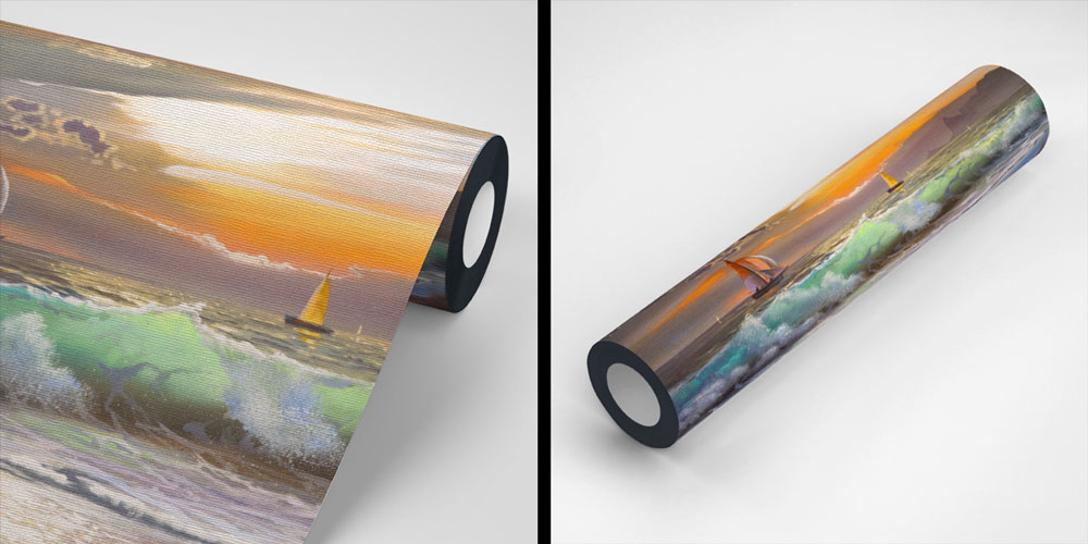 Gün Batımı Yelkenliler Deniz Manzarası Duvar Kağıdı 4419