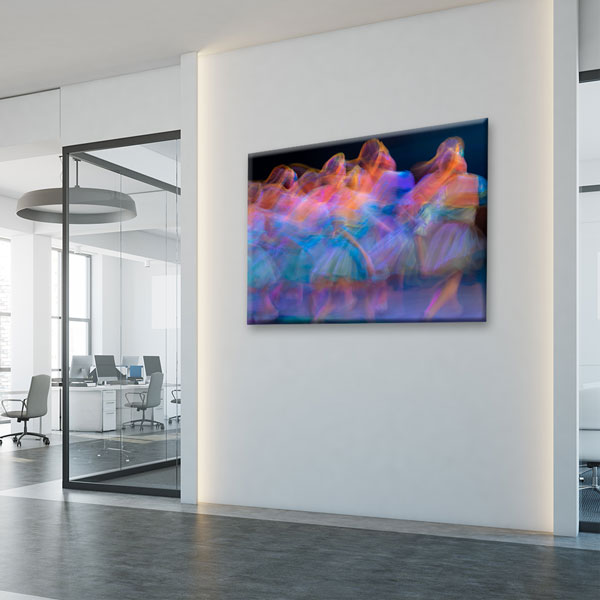 Hareketli Dans Figürleri Temalı Sanatsal Kanvas Tablo 5043