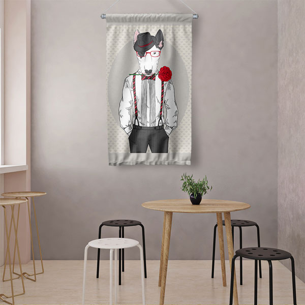 Centilmen Kurt Duvar Flaması 5219