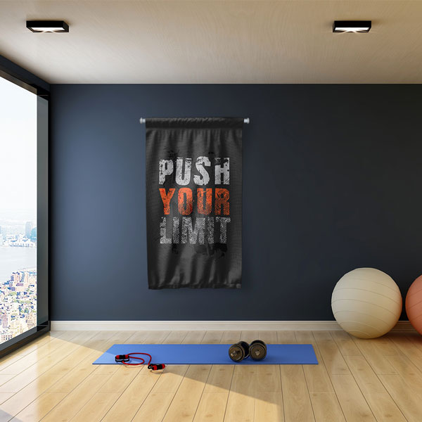 Push Your Limit Duvar Flaması 5894