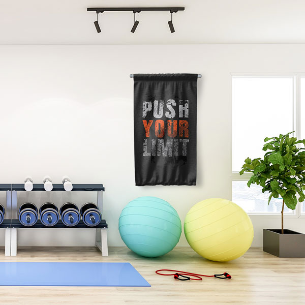 Push Your Limit Duvar Flaması 5894