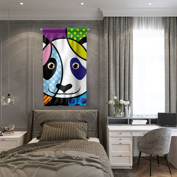 Pop Art Köpek Duvar Flaması 4977