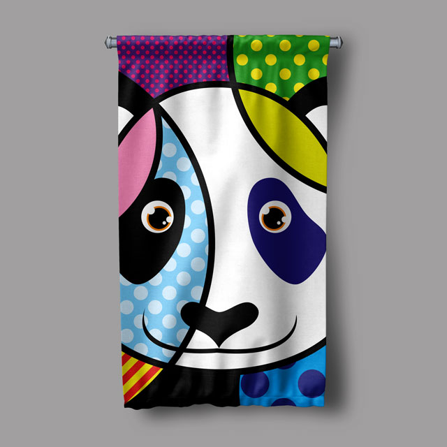 Pop Art Köpek Duvar Flaması 4977