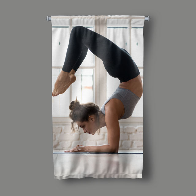 duvar-flamasi-5887-00 Yoga Denge Pozu Duvar Flaması 5887