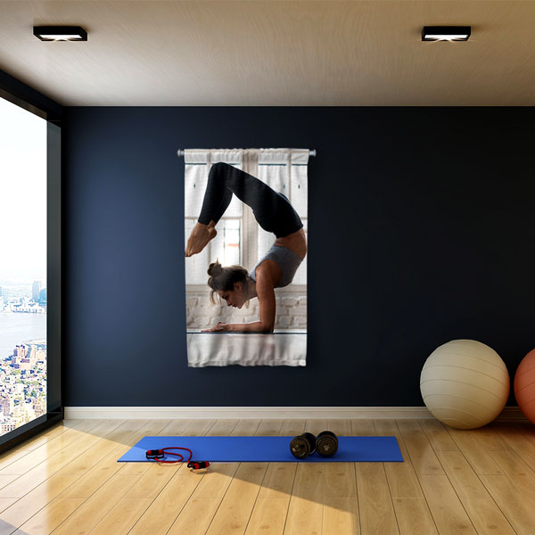 Yoga Denge Pozu Duvar Flaması 5887