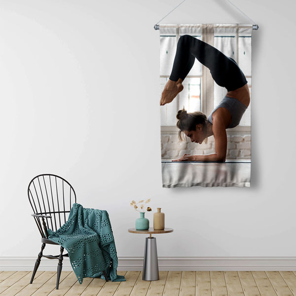 Yoga Denge Pozu Duvar Flaması 5887