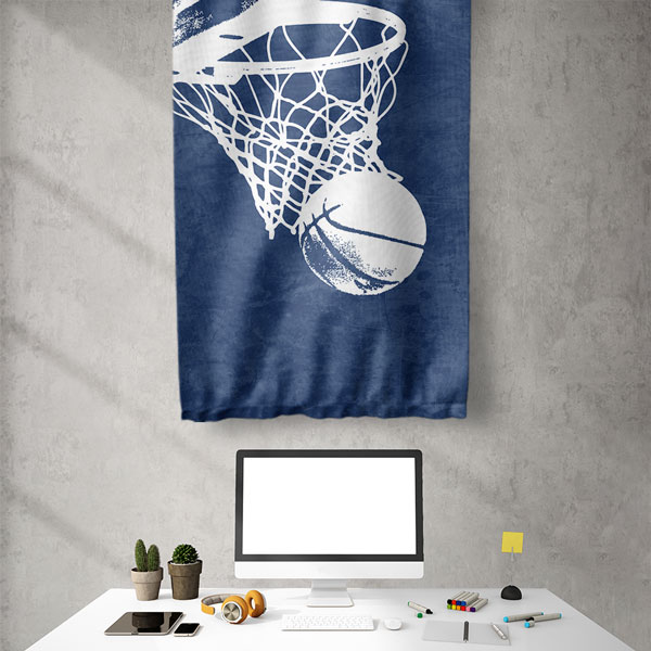 Basket Potası Duvar Flaması 5904