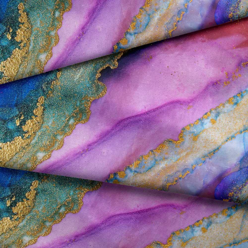 Altın Mermer Soyut Duvar Örtüsü 4180