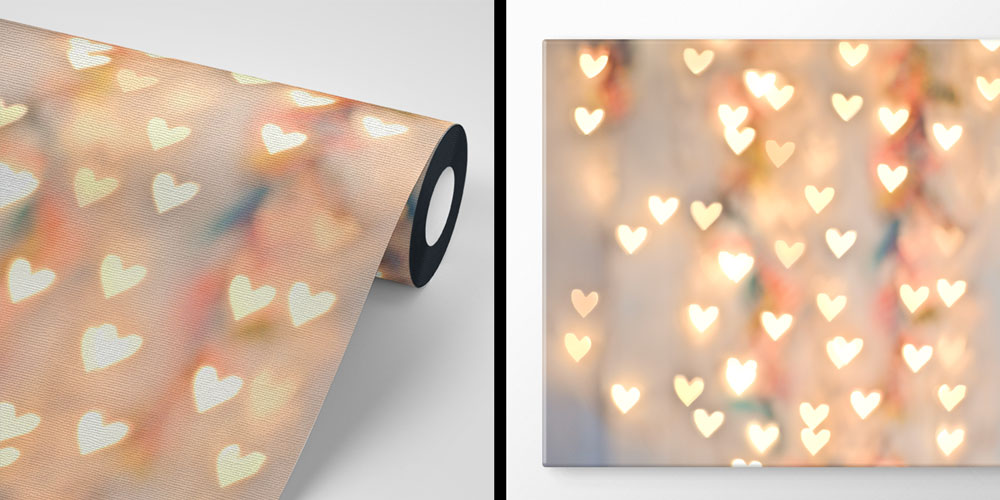 Işıltılı Kalpler Romantik Duvar Kağıdı 4491