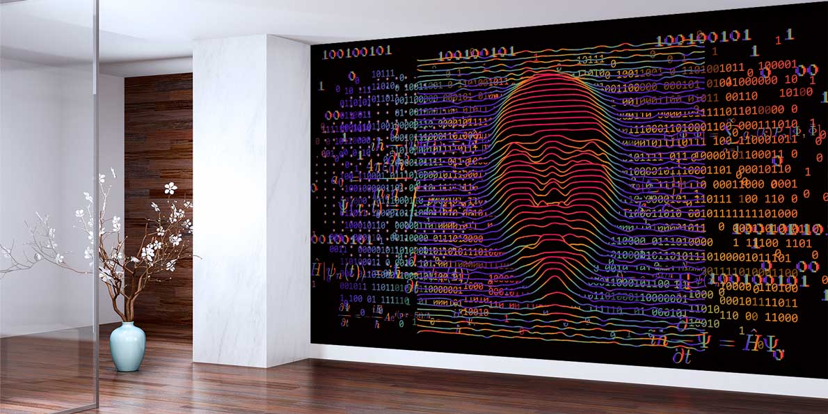 duvar-kagidi-4823-02 Dijital Sanat Dalga Formlu İnsan Yüzü Duvar Kağıdı 4823