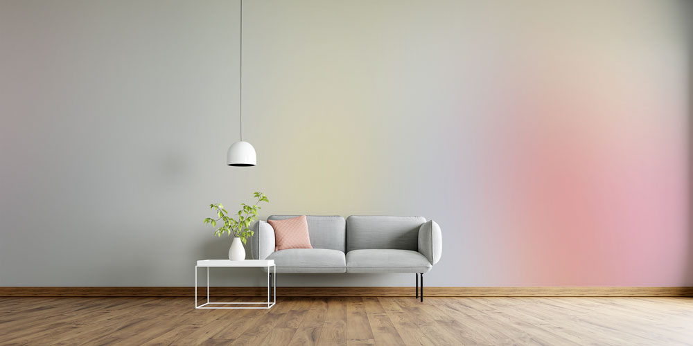 Pastel Renk Geçişli Minimal Dijital Sanat Duvar Kağıdı 4835