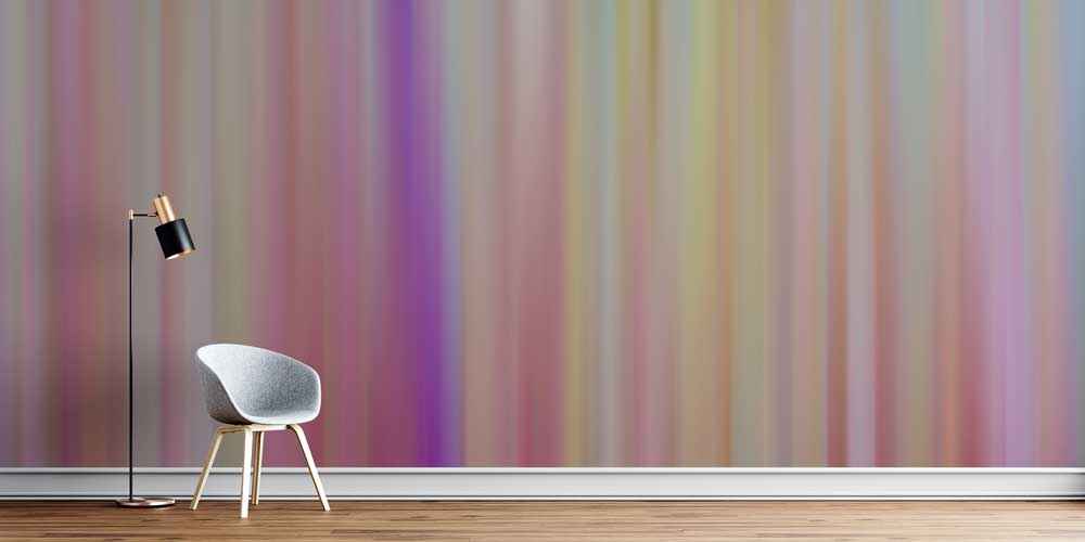 Dikey Renk Geçişli Minimal Soyut Dijital Sanat Duvar Kağıdı 4837