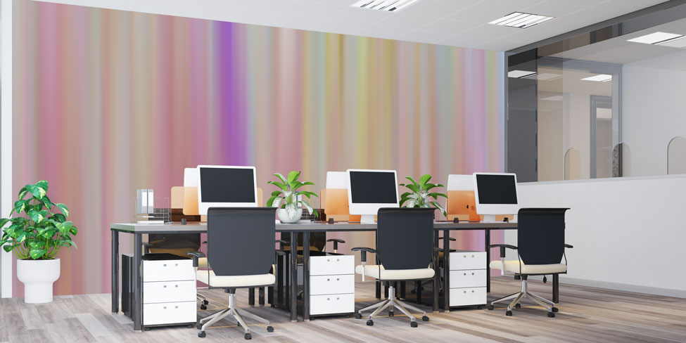 Dikey Renk Geçişli Minimal Soyut Dijital Sanat Duvar Kağıdı 4837