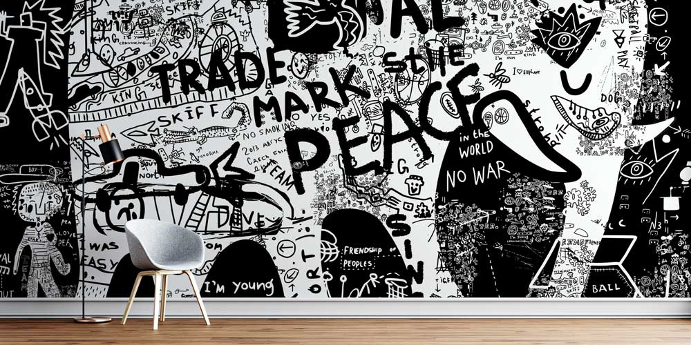 Grafiti Tipografi Sokak Sanatı Duvar Kağıdı 4941