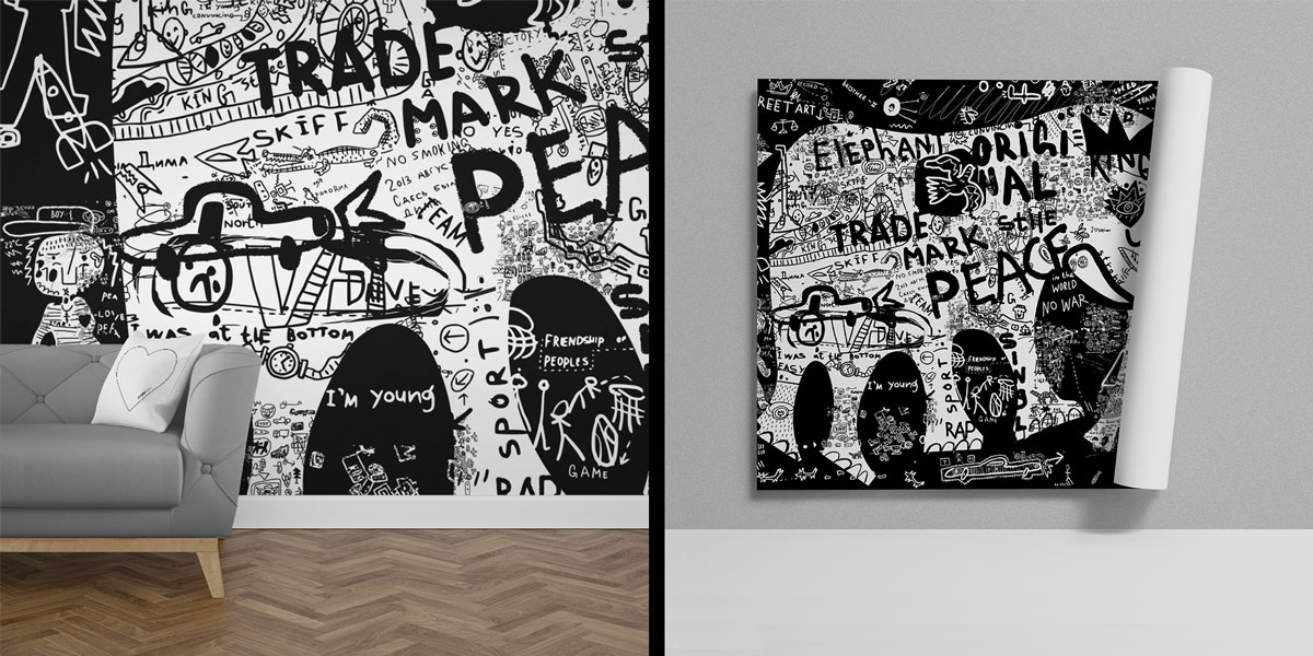 duvar-kagidi-4941-00 Grafiti Tipografi Sokak Sanatı Duvar Kağıdı 4941