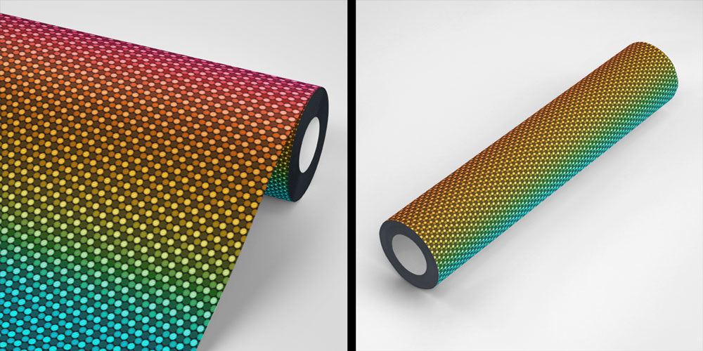 duvar-kagidi-5077-06 Renk Geçişli Nokta Desenli Modern Duvar Kağıdı 5077