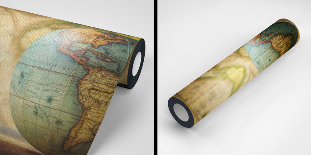 Antik Dünya Küresi Harita Sanatı Duvar Kağıdı 5124