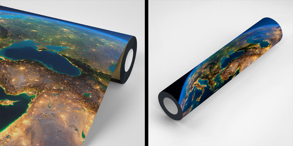 duvar-kagidi-5125-06 Uzaydan Dünya Gece Görünümü Harita Sanatı Duvar Kağıdı 5125